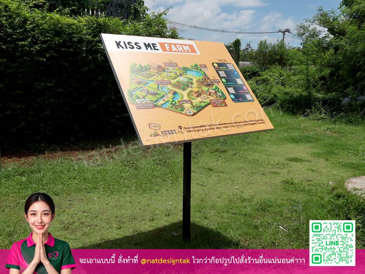 ป้ายแผนที่ Kiss Me Farm